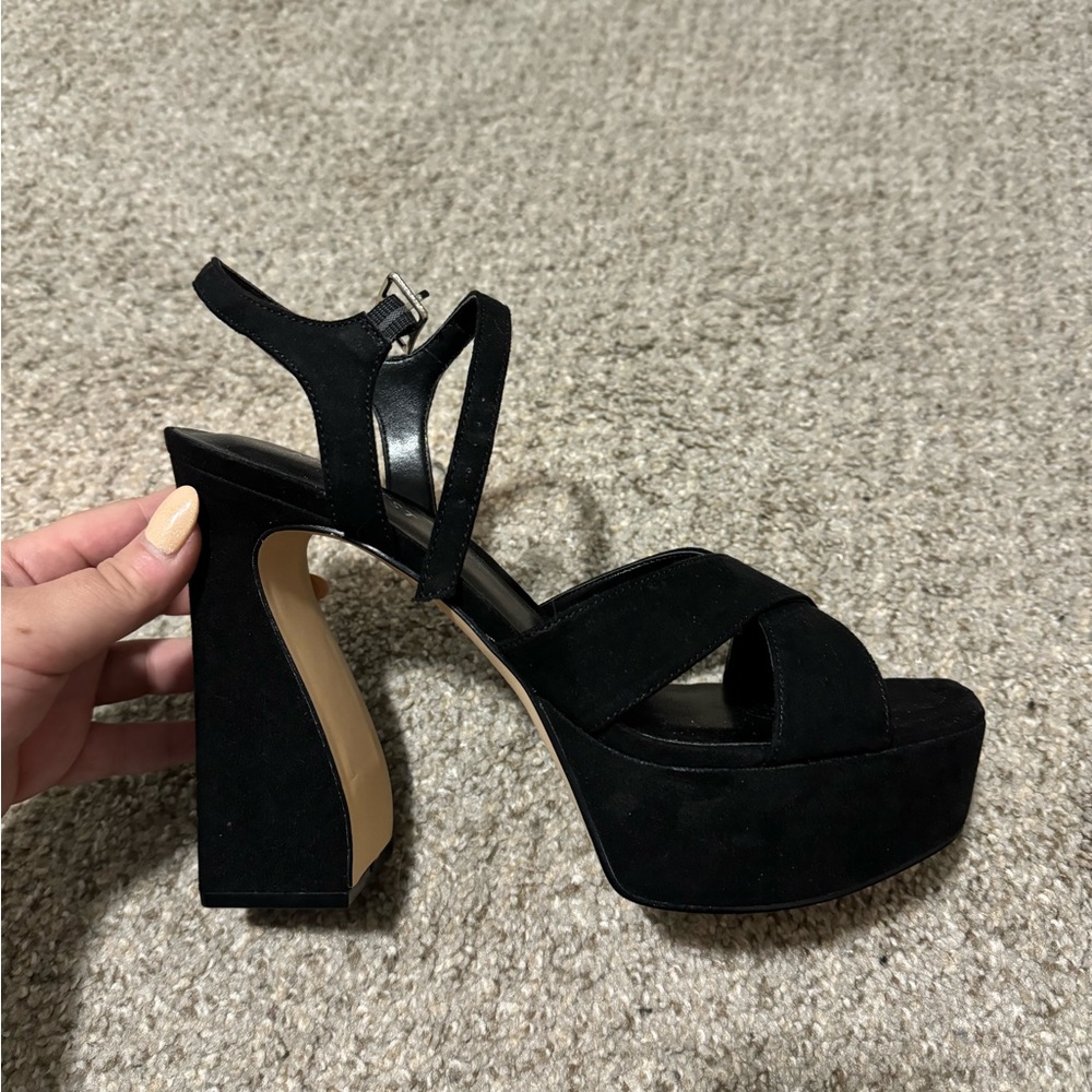 Nine West chunky heels